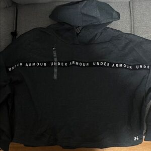 Under Armour Black Hoodie with Logo Band